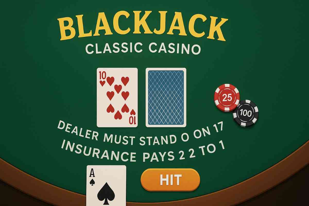 Mesa de Blackjack Classic no BR37 cassino online