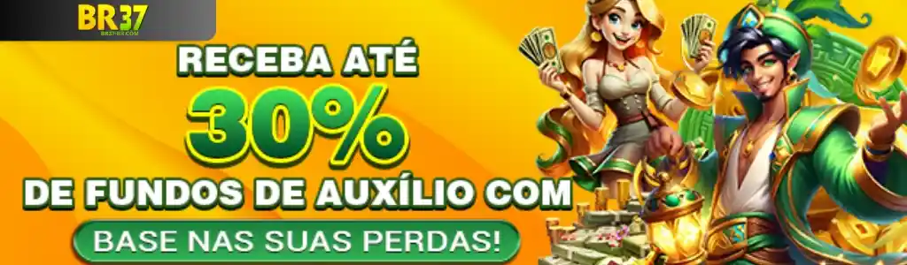 Receba até 30% de fundos de auxílio no BR37 Cassino